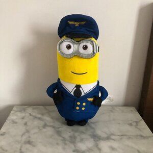 Despicable Me Pilot Kevin Minions The Rise of Gru Illumination 10" Plush Aviator